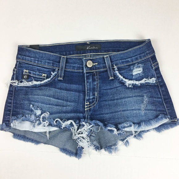 KanCan Pants - Kancan Cutoff Jean Short Size 24 Distressed